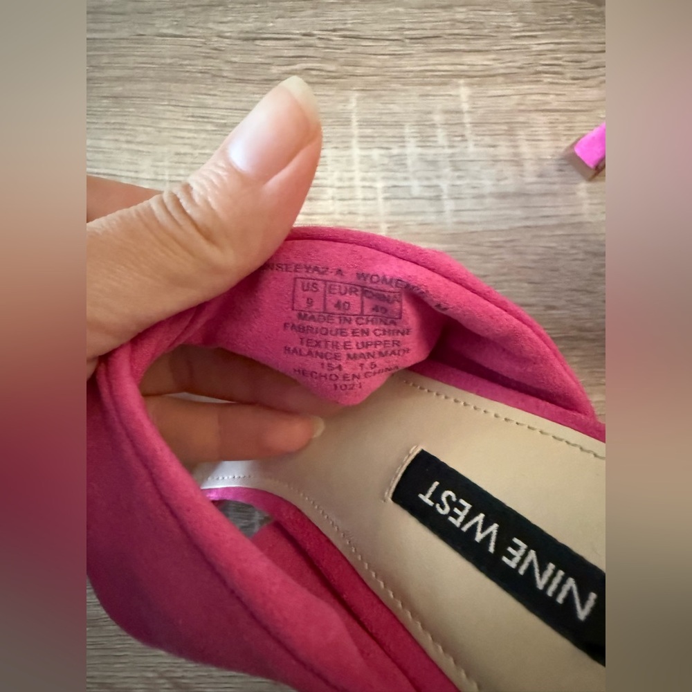 Nine West Pink Women's Shoes - Picture 5 of 5